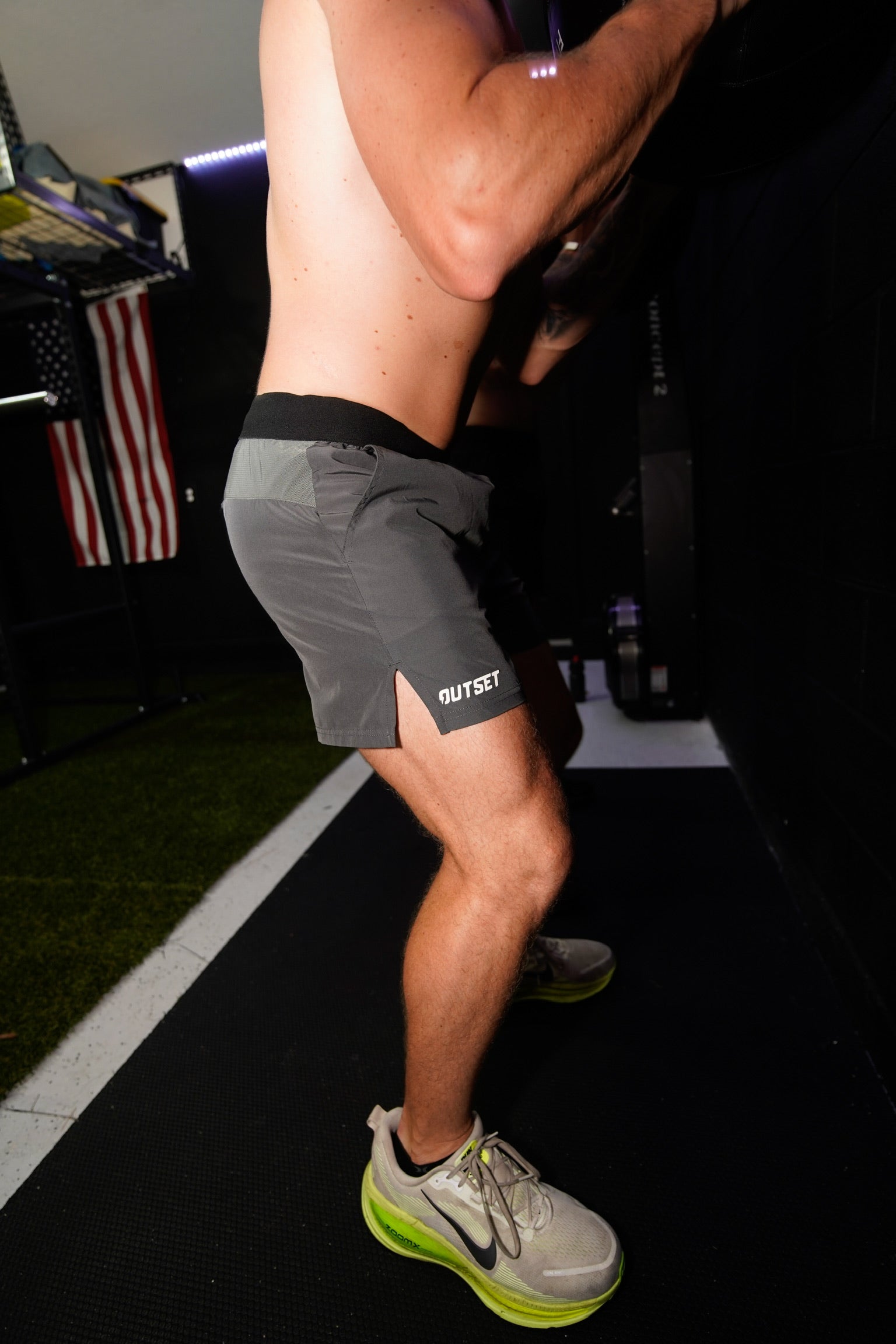 Hybrid Performance Shorts- Grey