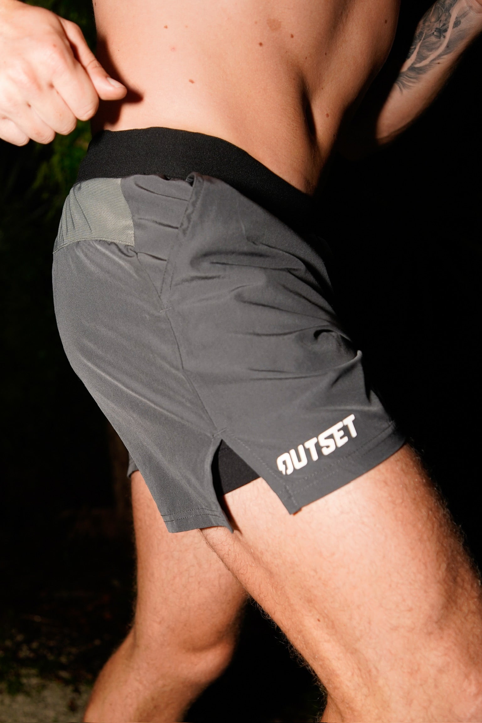 Hybrid Performance Shorts- Grey
